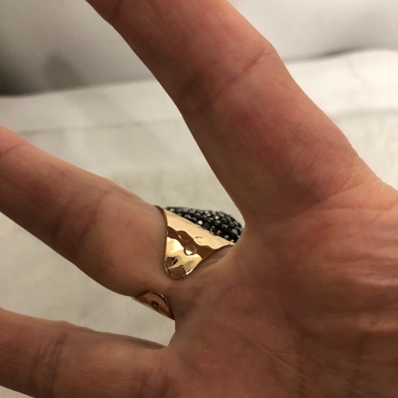 Women’s Blue Druzy Adjustable Ring.NEW - Picture 5 of 5